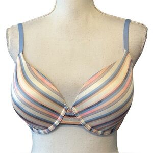 Victoria’s‎ Secret Uplift Semi Demi Underwire Bra SZ 34DD in Multicolor Stripe